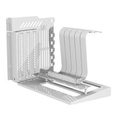 darkFlash Računalniški ohišje Darkflash DY470 (belo) + 4 ventilatorji + nosilec GPU