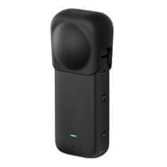 Puluz Silikonski etui za objektiv Puluz za Insta360 X3 (črn)