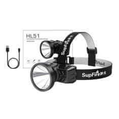 Superfire Čelna svetilka Superfire HL51, 160 lm, USB