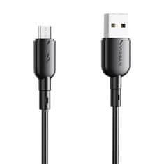 Vipfan USB kabel za Micro USB VFAN Colorful X11, 3A, 1 m (črn)