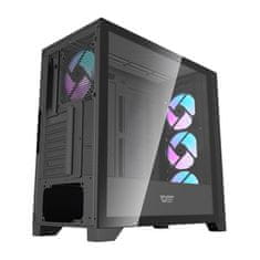 darkFlash Računalniška ohišje Darkflash DRX90 glass (črna)