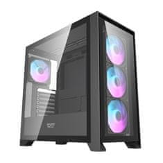 darkFlash Računalniška ohišje Darkflash DRX90 glass (črna)