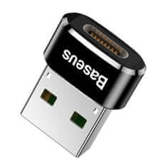 BASEUS USB-C na USB-A adapter Baseus 3A (črn)