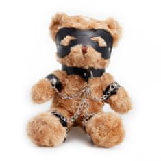 Crushious Plišasti medvedek Crushious - Crushito bondage v črnem, 31 cm