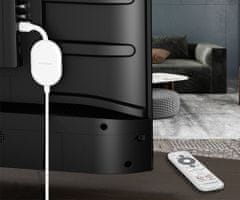 Thomson 150 Go Cast multimedijski predvajalnik, 4K, GoogleTV, WiFi, BT, Chromecast, daljinec, bel