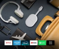 Thomson 150 Go Cast multimedijski predvajalnik, 4K, GoogleTV, WiFi, BT, Chromecast, daljinec, bel