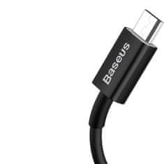 BASEUS USB kabel za micro USB Baseus Superior Series, 2A, 1 m (črn)