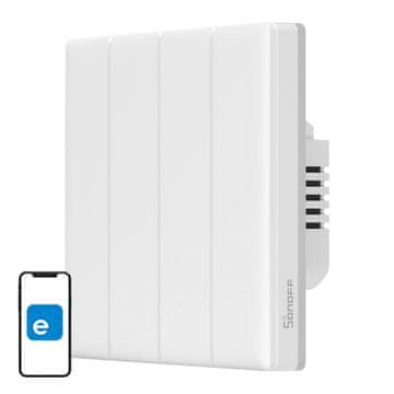 Sonoff 4-kanalni Wi-Fi stikalo za razsvetljavo SONOFF TX T5 4C