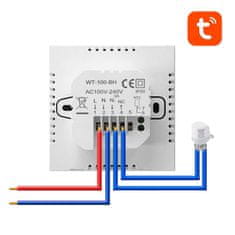 Avatto Inteligentni termostat Avatto ZWT100 za ogrevanje vode 3A ZigBee TUYA