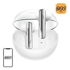 QCY Slušalke TWS QCY AilyBuds Clear T32 (bele)