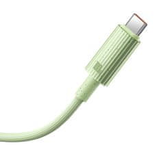 BASEUS Baseus USB-C na USB-C hitri polnilni kabel Habitat Series 100 W, 1 m (zelen)