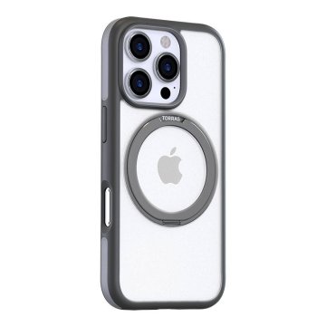 Torras Torras Ostand R Fusion etui za iPhone 16 ProMax (siva)