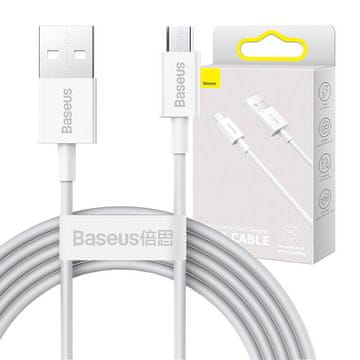 BASEUS USB kabel za micro USB Baseus Superior Series, 2A, 2 m (bel)
