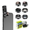 Komplet objektivov za telefon APEXEL APL-DG6V2 6v1 univerzalni