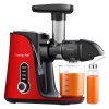 AMZCHEF Počasni stiskalnik AMZCHEF GM3001-RD (rdeč)