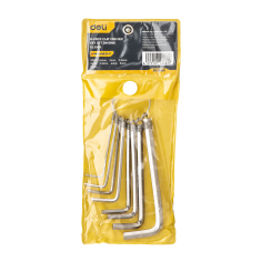Deli Tools Komplet imbus ključev Deli Tools EDL3080, 1,5–6 mm (srebrni)