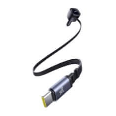 BASEUS Baseus Enjoyment Max avtomobilski polnilnik z USB-C+USB-C kabli in USB-A+USB-C vrati 90 W Črn