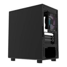 darkFlash Računalniška ohišje Darkflash DB330M + 3 ventilatorji aRGB (črna)