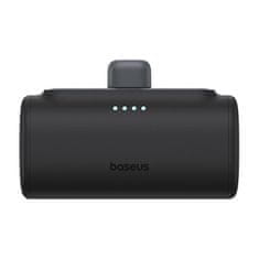 BASEUS Baseus kompaktna prenosna baterija 5000 mAh, 20 W, USB-C (črna)