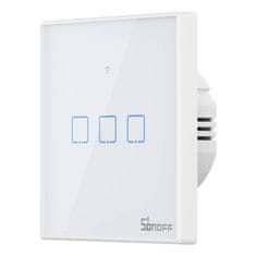 Sonoff Dotikni stikalo za vklop svetlobe WiFi + RF 433 Sonoff T2 EU TX (3-kanalni) nova različica