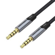 Vention Avdio kabel TRRS 3,5 mm mini jack Vention BAQHF 1 m siv