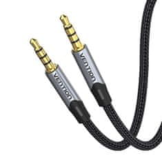 Vention Avdio kabel TRRS 3,5 mm mini jack Vention BAQHF 1 m siv