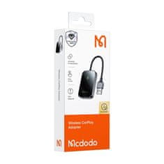 Mcdodo Brezžični adapter CarPlay s kablom USB McDodo CA-7210 črn