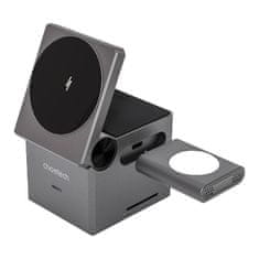 Choetech Indukcijski polnilnik Choetech T632-F 3v1 15W (črn)