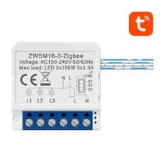 Avatto Pametno stikalo ZigBee Avatto ZWSM16-W3 TUYA