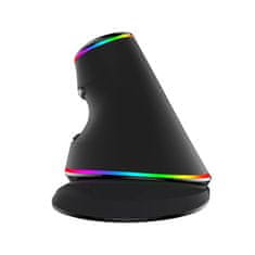 Delux Žična navpična miška Delux M618Plus 4000DPI RGB