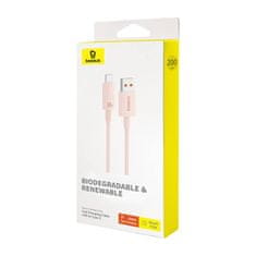 BASEUS Baseus USB-C na USB-C hitri polnilni kabel Habitat Series 100 W, 2 m (roza)