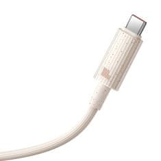 BASEUS Baseus USB-C na USB-C hitri polnilni kabel Habitat Series 100 W, 2 m (roza)
