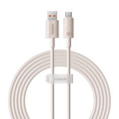 BASEUS Baseus USB-C na USB-C hitri polnilni kabel Habitat Series 100 W, 2 m (roza)