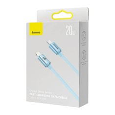 BASEUS USB-C kabel za iP Baseus Crystal Shine, 20 W, 2 m (modra)