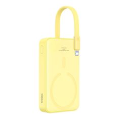 BASEUS Magnetni powerbank Baseus Magnetic Mini 10000mAh, USB-C 20W MagSafe (rumen)
