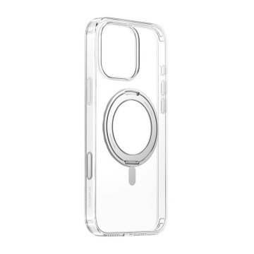 BASEUS Magnetni etui s stojalom Baseus SkyRing 360° iP16 Pro (prozoren)