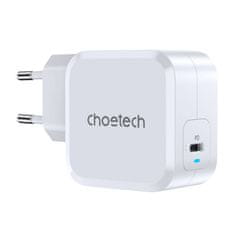 Choetech Mrežni polnilnik PD8007 USB-C PD45W Choetech EU (bel)