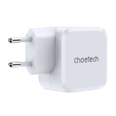 Choetech Mrežni polnilnik PD8007 USB-C PD45W Choetech EU (bel)