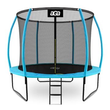 Aga SPORT EXCLUSIVE Trampolin 305 cm Svetlo modra + zaščitna mreža + lestev
