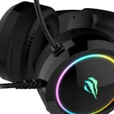 Havit Gaming slušalke Havit GAMENOTE H2232D RGB USB+3,5 mm
