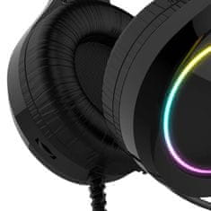 Havit Gaming slušalke Havit GAMENOTE H2232D RGB USB+3,5 mm