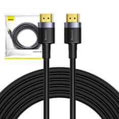 BASEUS HDMI kabel Baseus Cafule, 4K, 3D, 5 m (črno-siv)