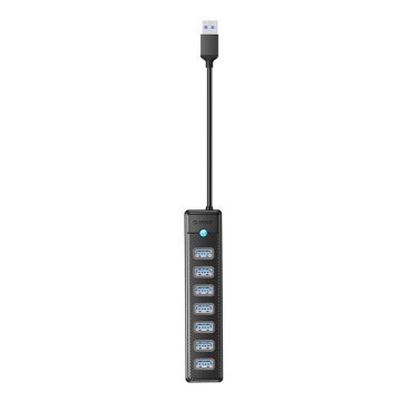 Orico Orico PW7U USB hub adapter za 7x USB 3.0 (črn)