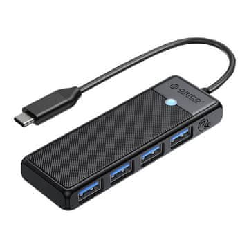 Orico Adapter Hub 4v1 Orico USB A3.0x4 (črn)