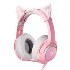Onikuma ONIKUMA K9 roza RGB igralne slušalke