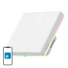 Sonoff Inteligentni dotikowy stenski stikalo WiFi Sonoff TX T5 3C (3-kanalni)
