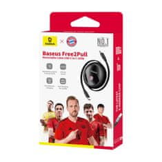 BASEUS Baseus USB-C na USB-C polnilni kabel 100 W (črn) Bayern Edition