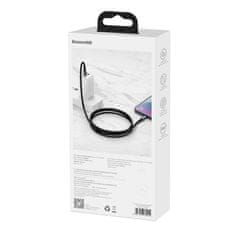 BASEUS USB-C kabel za Lightning Baseus Tungsten Gold, 20 W, 5 A, PD, 2 m (črn)