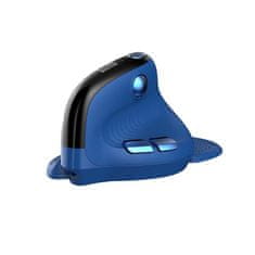 Delux Brezžična navpična miška Delux M618XSD BT+2.4G RGB (modra)