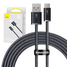 BASEUS USB kabel za USB-C Baseus Dynamic Series, 100 W, 2 m (črn)
